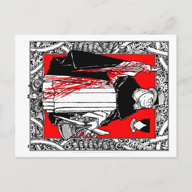 Fr. Gilroy, the Vampyre-Slayer Postcard (Front)