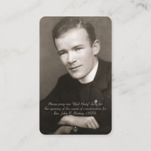 Fr. John Harvey prayer card - 2nd edition