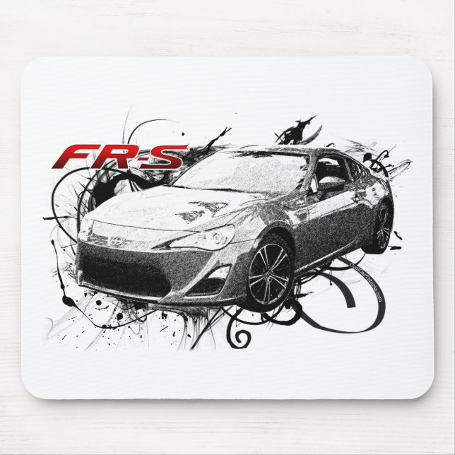 FR-S in swirls Mouse Pad (Front)