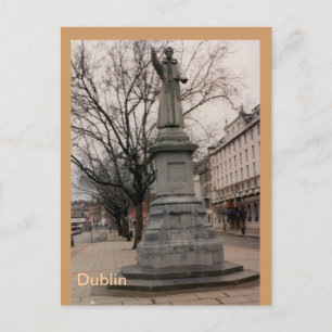 Fr. Theobold Mathew Monument, Dublin, Ireland Postcard