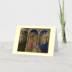 Fra Angelico Annunciation foil greeting card