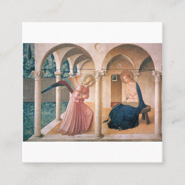 Fra Angelico- Annunciation Square Business Card (Front)