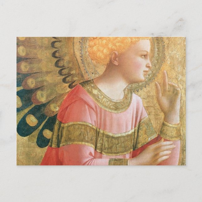 Fra Angelico- Archangel Gabriel Annunciate Postcard (Front)