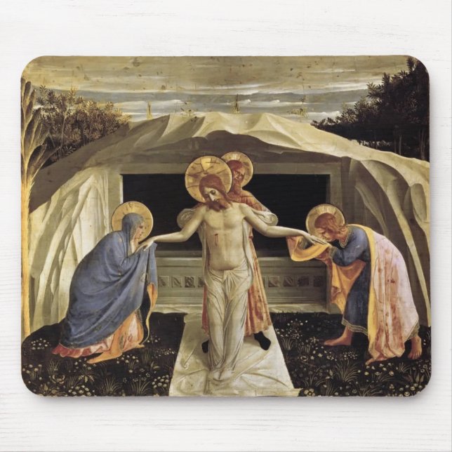 Fra Angelico- Entombment Mouse Pad (Front)