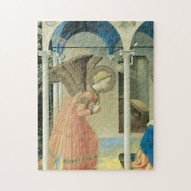 Fra Angelico (Guido Di Pietro) Annunciation Jigsaw Puzzle (Vertical)