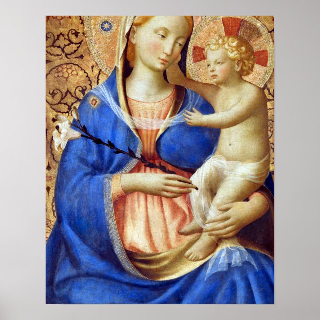 Fra Angelico Guido di Pietro Madonna of Humility Poster (Front)