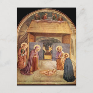 Fra Angelico- Nativity Postcard