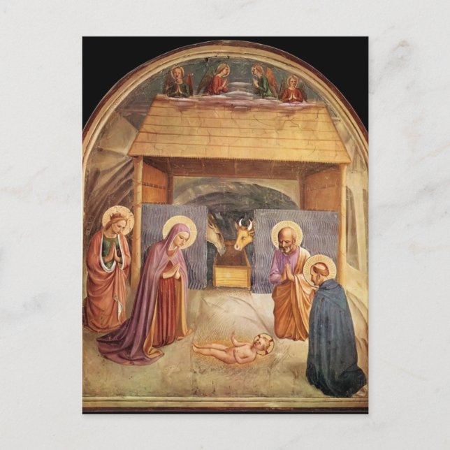 Fra Angelico- Nativity Postcard (Front)