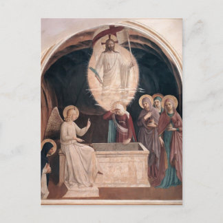 Fra Angelico-Resurrection of Christ,Women at Tomb Postcard