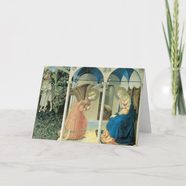 Fra Angelico - The Annunciation Greeting Card (Front)