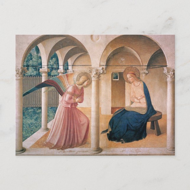 Fra Angelico - The Annunciation Postcard (Front)