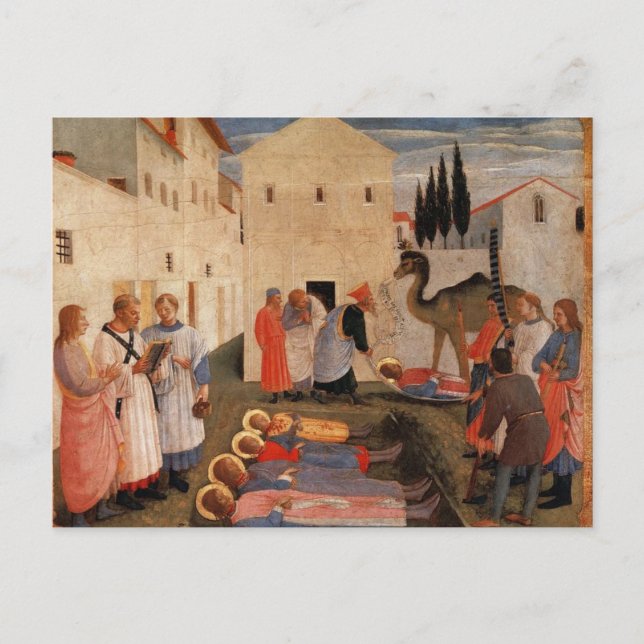 Fra Angelico - The Burial Postcard (Front)