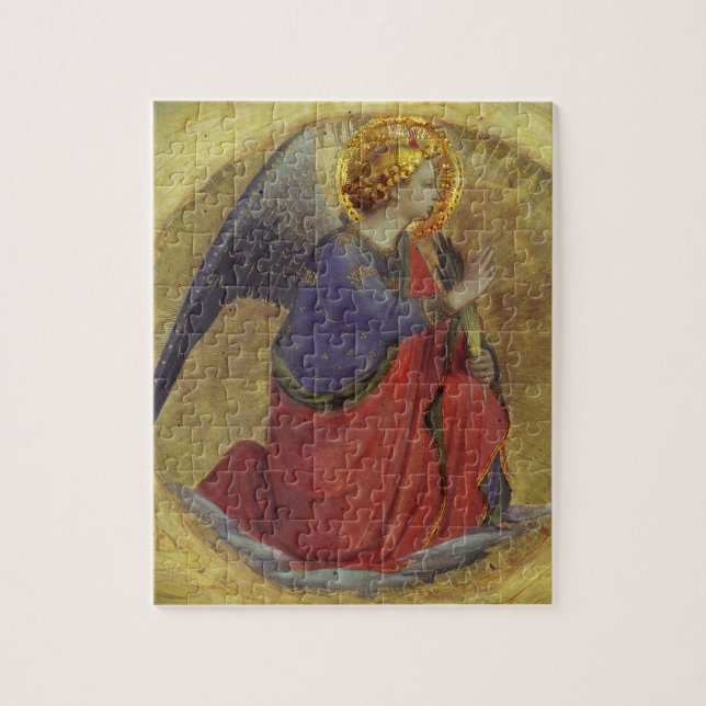 Fra Angelico's Angel of Annunciation Jigsaw Puzzle (Vertical)
