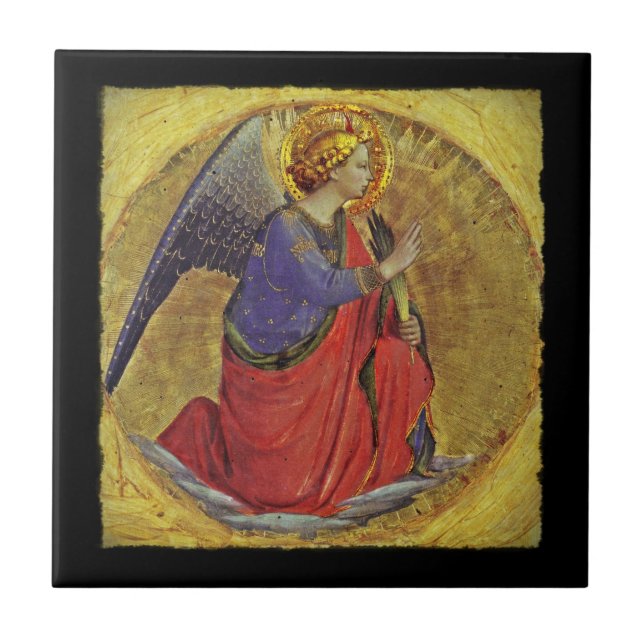 Fra Angelico's Angel of Annunciation Tile (Front)