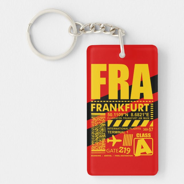 FRA Frankfurt Airport Key Ring (Front)