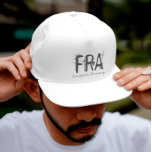 FRA Frankfurt Germany Airport Code Trucker Hat<br><div class="desc">FRA- Airport code for Frankfurt Airport,  Frankfurt,  Germany in modern urban font</div>