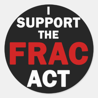 FRAC Act Stickers (black)