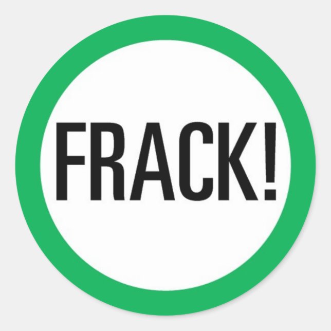 Frack! Classic Round Sticker (Front)