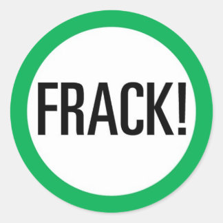 Frack! Classic Round Sticker