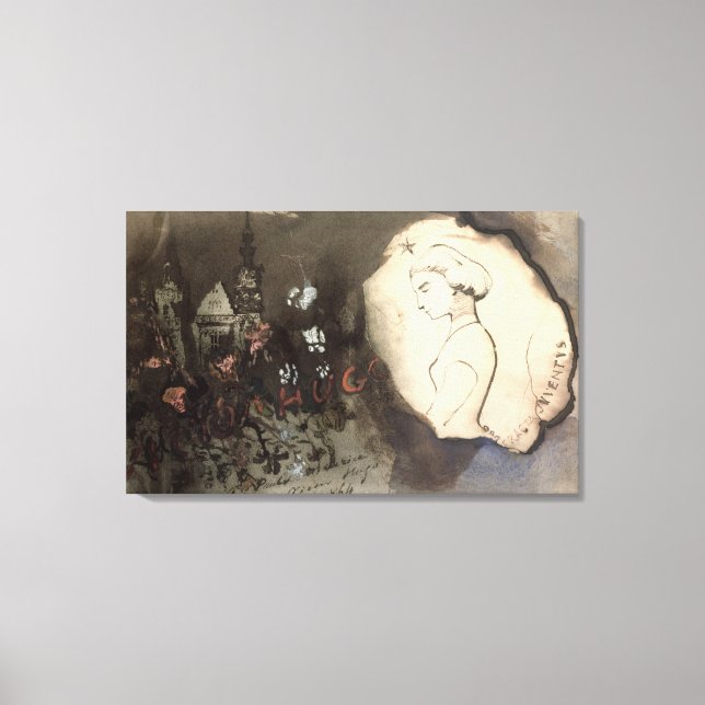 Fracta Juventus, 1864 Canvas Print (Front)