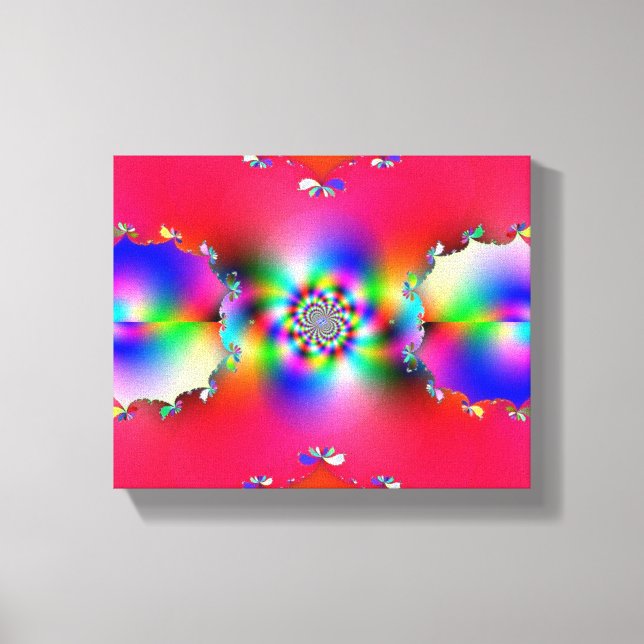 Fractal 124 Canvas Print (Front)