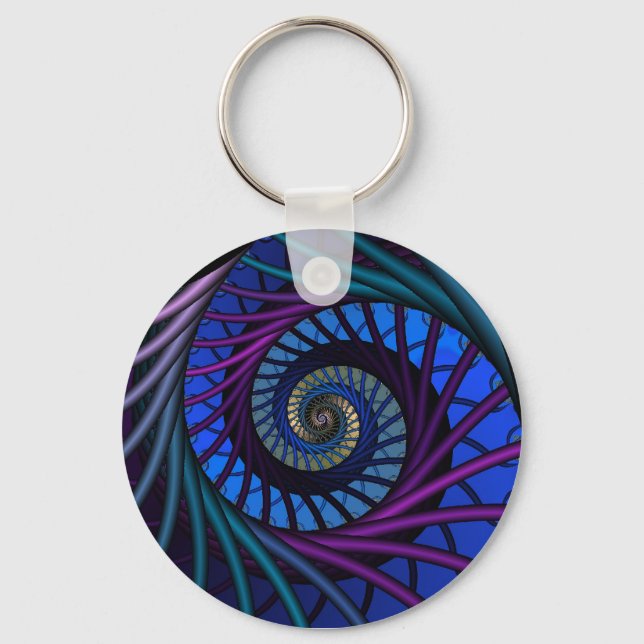 Fractal 139-2 key ring (Front)
