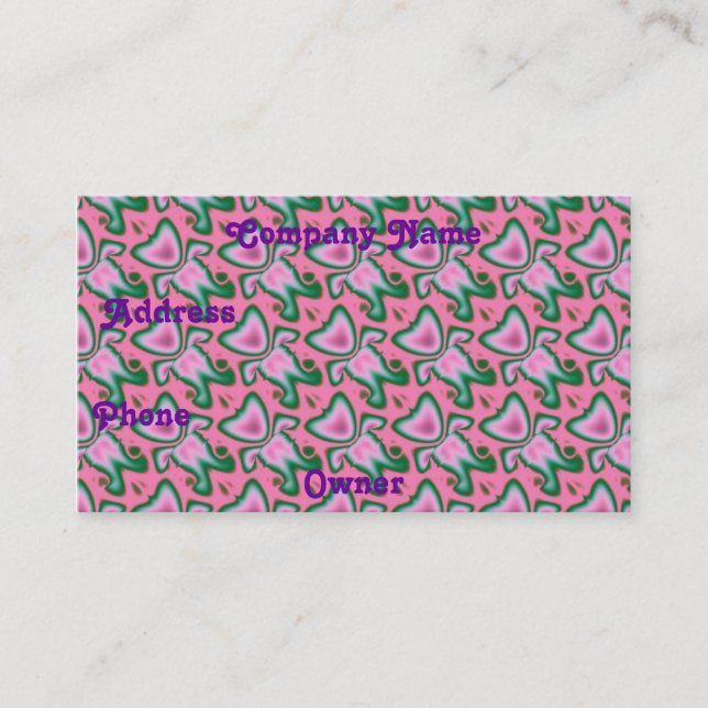 Fractal 18, Business Cards (Front)