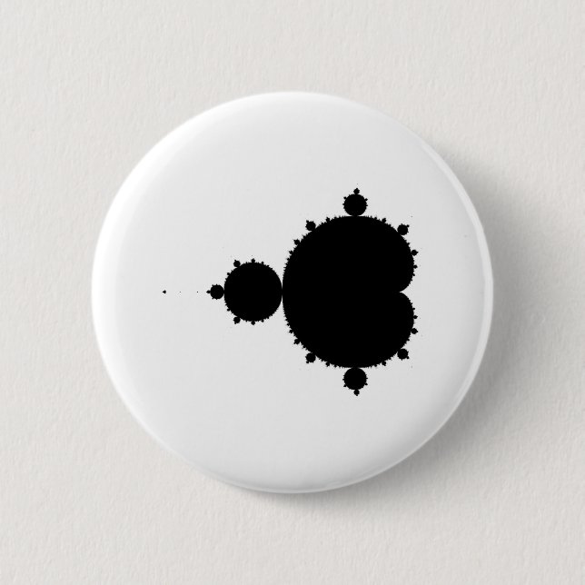 Fractal 6 Cm Round Badge (Front)