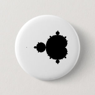 Fractal 6 Cm Round Badge