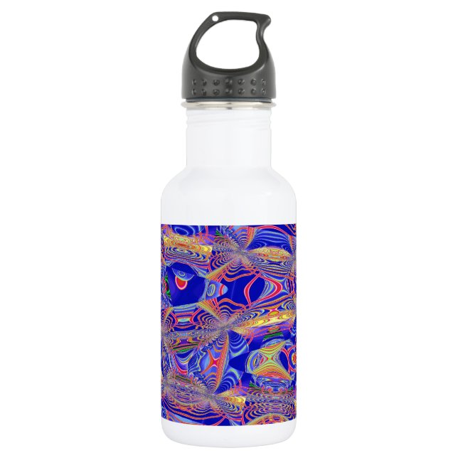 Fractal Abstract 061012a 532 Ml Water Bottle (Front)