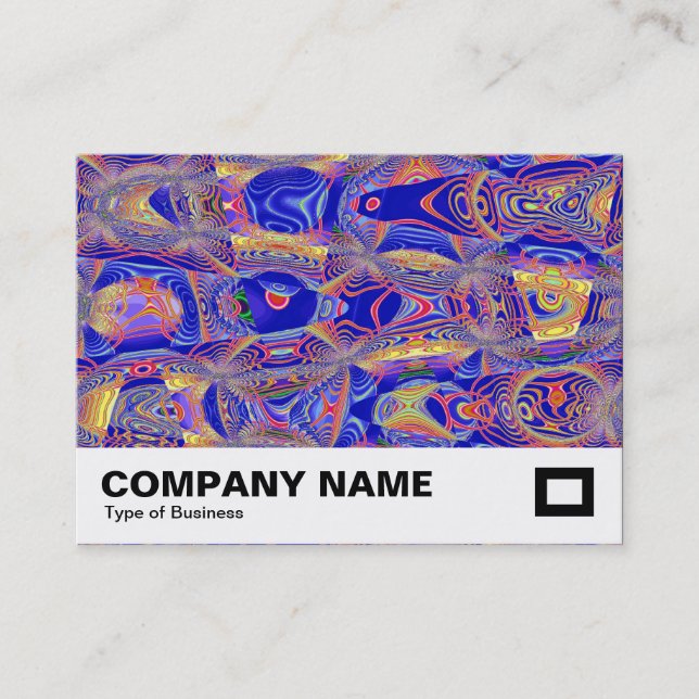 Fractal Abstract 061012a Business Card (Front)