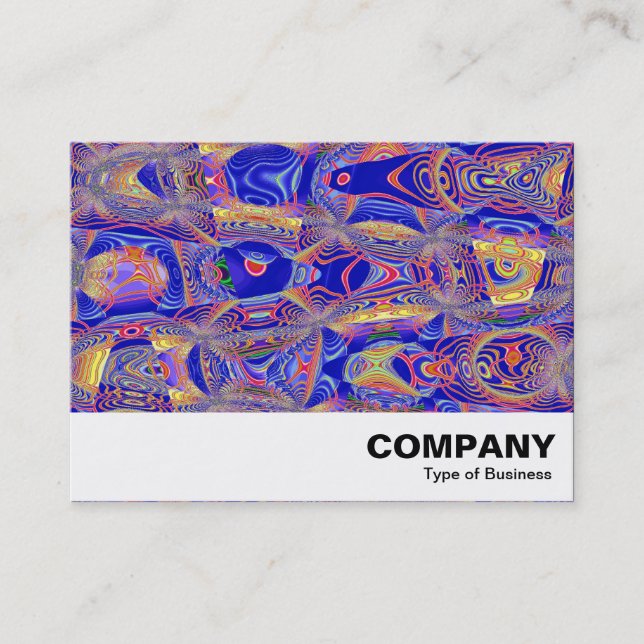 Fractal Abstract 061012a Business Card (Front)