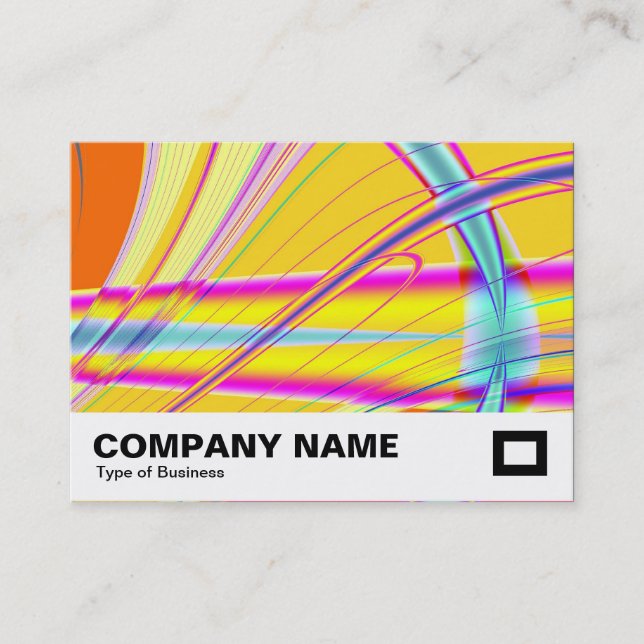 Fractal Abstract 061012e Business Card (Front)