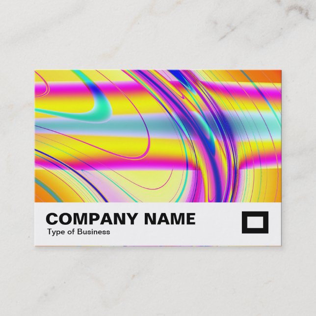 Fractal Abstract 061012f Business Card (Front)