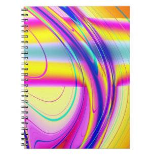 Fractal Abstract 061012f Spiral Notebook
