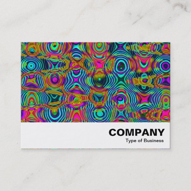 Fractal Abstract 191111a Business Card (Front)