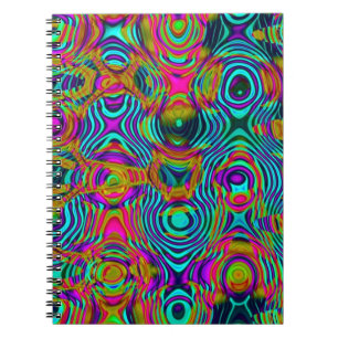 Fractal Abstract 191111a Spiral Notebook