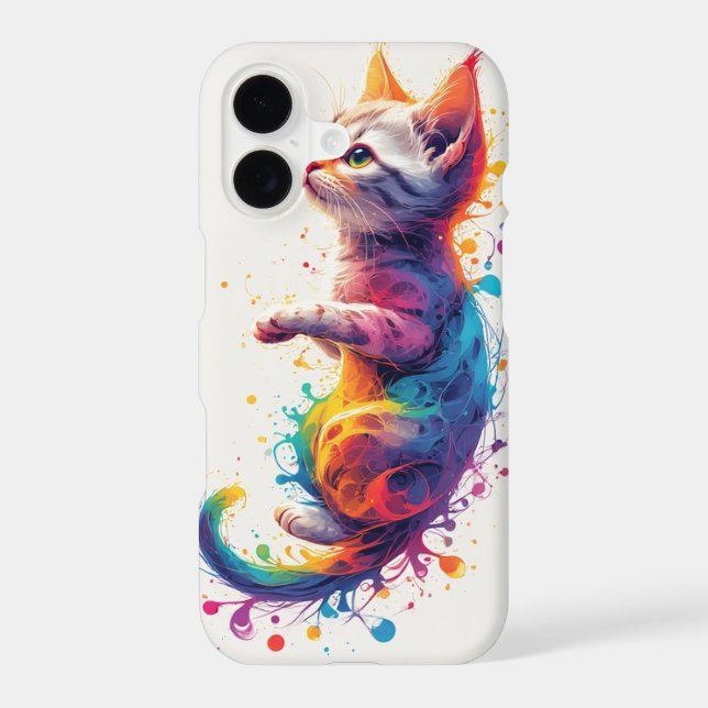 Fractal Abstract Kitten  (Back)