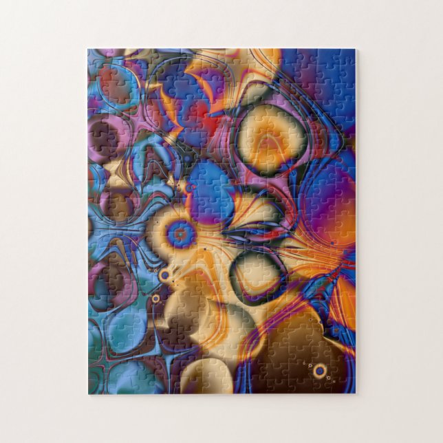 Fractal Abstract Memories Jigsaw Puzzle (Vertical)