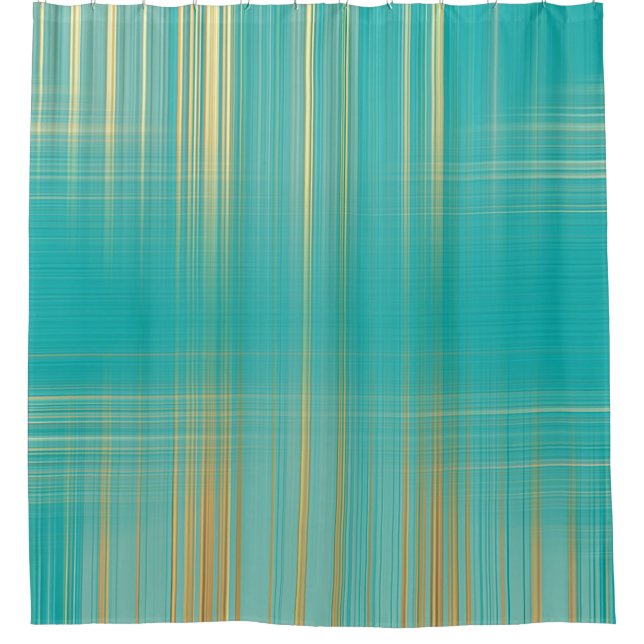 Fractal Abstract Shower Curtain (Front)