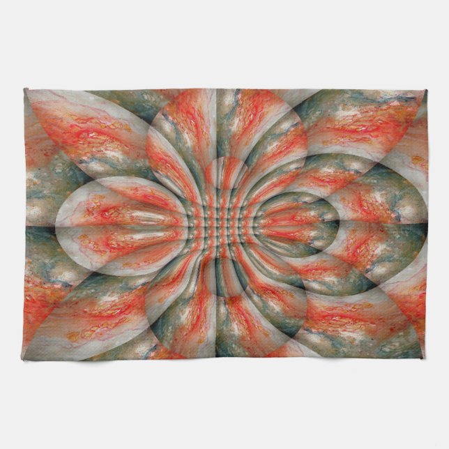 Fractal Abstract Tea Towel (Horizontal)