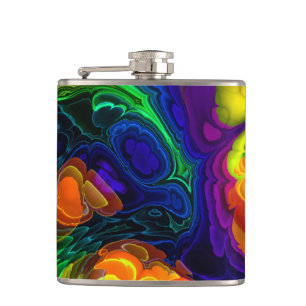 Fractal Art 16 Wrapped Flask