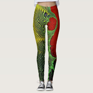 Fractal Art 1-10 Leggings
