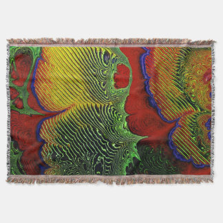 Fractal Art 1-10 Throw Blanket