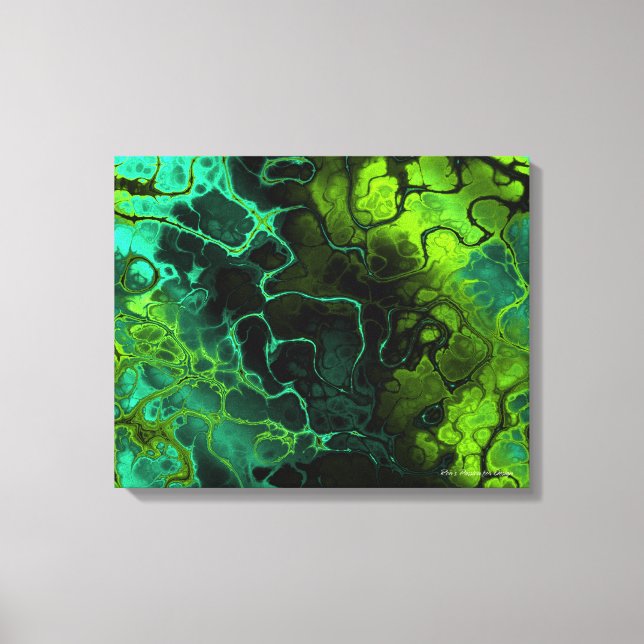Fractal Art 1-9 Wrapped Canvas (Front)