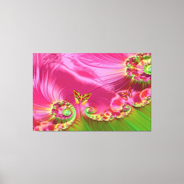Fractal Art 20 Wrapped Canvas (Front)