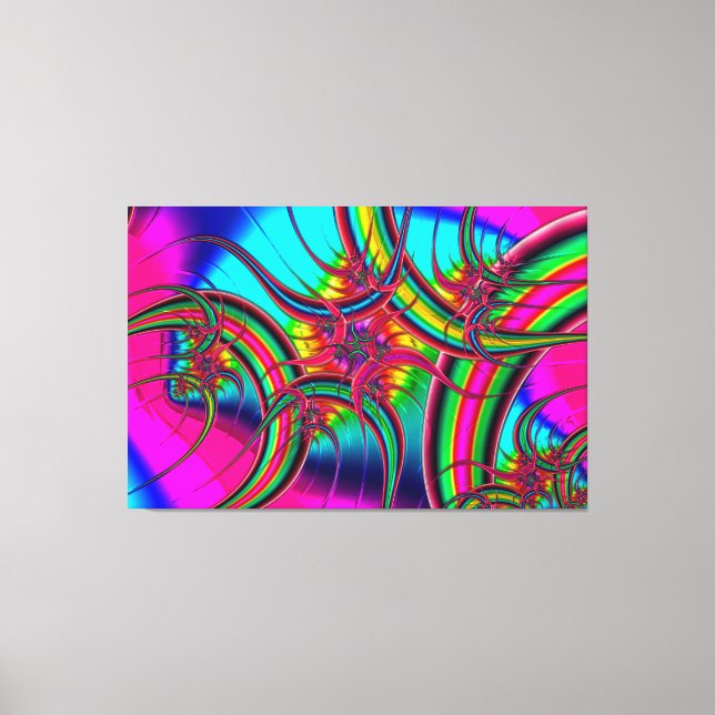 Fractal Art 23 Wrapped Canvas (Front)