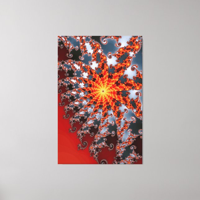 Fractal Art 25 Wrapped Canvas (Front)