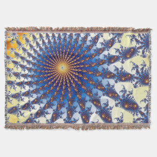 Fractal Art 27 Throw Blanket