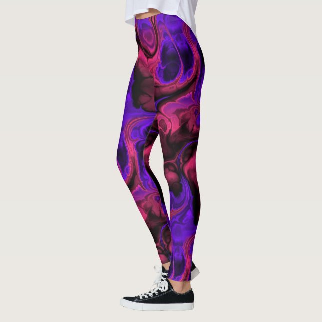 Fractal Art 2-10 Leggings (Left)